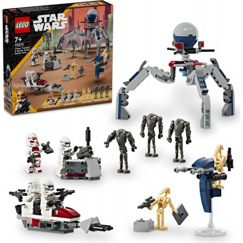 LEGO Star Wars Klon Trooper ve Savaş Droidi Savaş Paketi Seti 75372