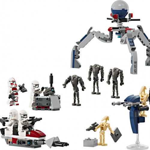 LEGO Star Wars Klon Trooper ve Savaş Droidi Savaş Paketi Seti 75372