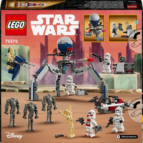 LEGO Star Wars Klon Trooper ve Savaş Droidi Savaş Paketi Seti 75372