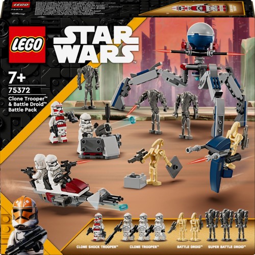 LEGO Star Wars Klon Trooper ve Savaş Droidi Savaş Paketi Seti 75372