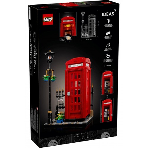 Lego Ideas 21347 Red London Telephone Box (1460 Parça)