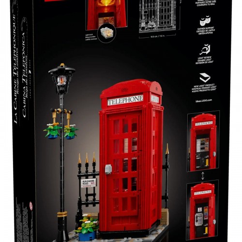 Lego Ideas 21347 Red London Telephone Box (1460 Parça)
