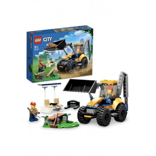 Lego City 60385 İnşaat Kazıcısı Yapım Seti (148 Parça)