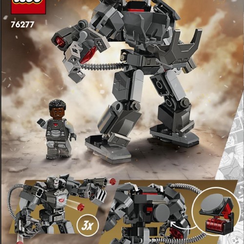 Lego Marvel 76277 War Machine Robot Zırhı (154 Parça)