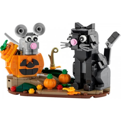 Lego Iconic Cadılar Bayramı Kedi ve Fare 40570