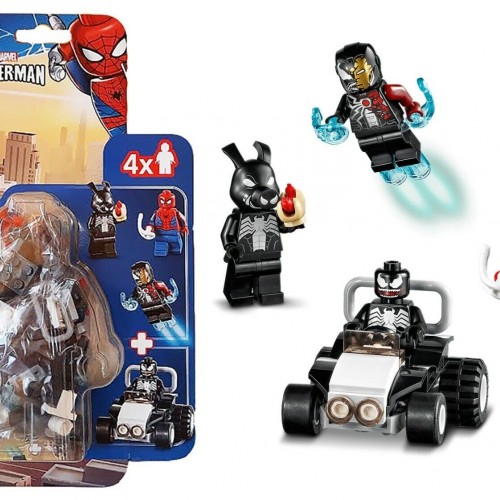 Lego Marvel Örümcek Adam, Venom Ve Iron Venom’a Karşı 40454