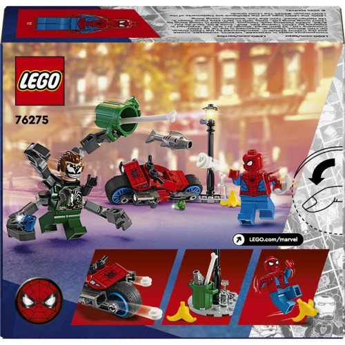 Lego Marvel Motosiklet Takibi: Örümcek Adam Doktor Oktopus’a Karşı 76275 (77 Parça)