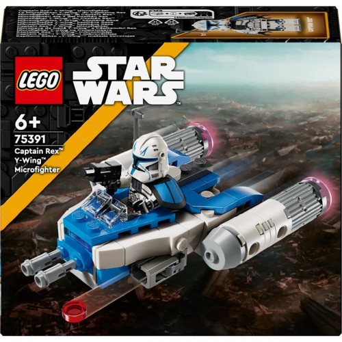 Lego StarWars Klon Savaşları Yüzbaşı Rex™ Y-Wing™ Mikro Savaşçı 75391 -6 Yaş ve Üzeri Set(99Parça)