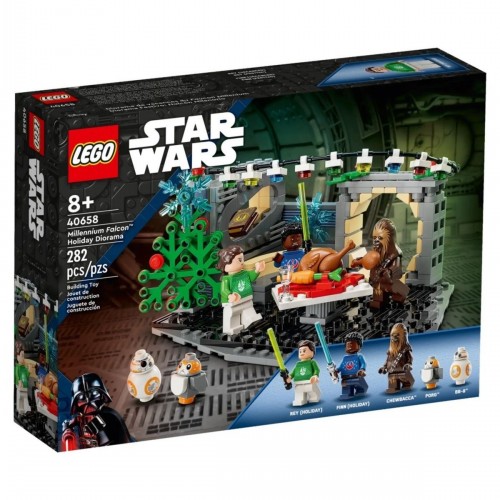 Lego Star Wars Millennium Falcon Yılbaşı Dioraması 40658 (282 Parça)