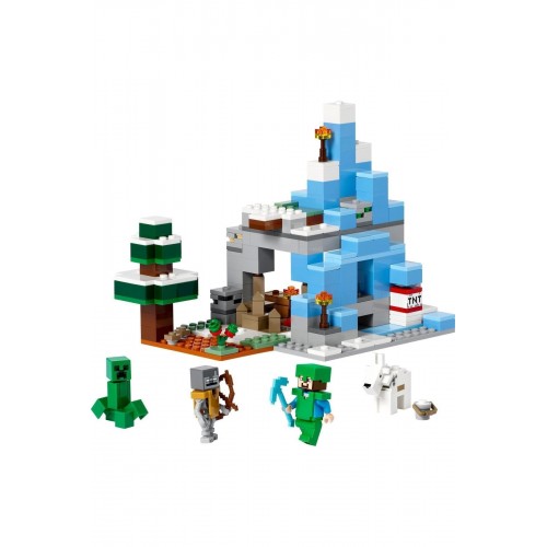 Lego Minecraft Donmuş Tepeler 21243 (304 Parça)