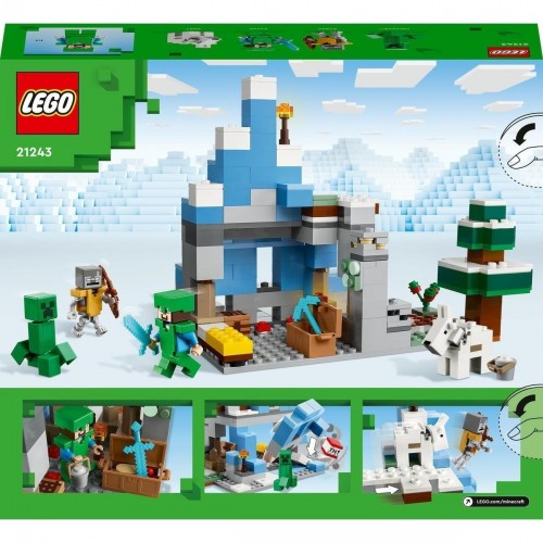 Lego Minecraft Donmuş Tepeler 21243 (304 Parça)