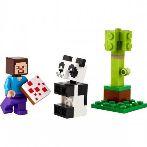 Lego Minecraft Steve and Baby Panda 30672 (35 Parça)