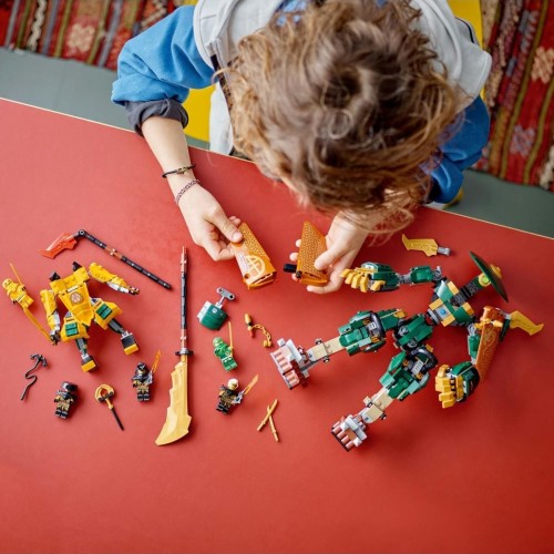 Lego Ninjago Lloyd ve Arin'in Ninja Ekibi Robotları 71794 (764 Parça)