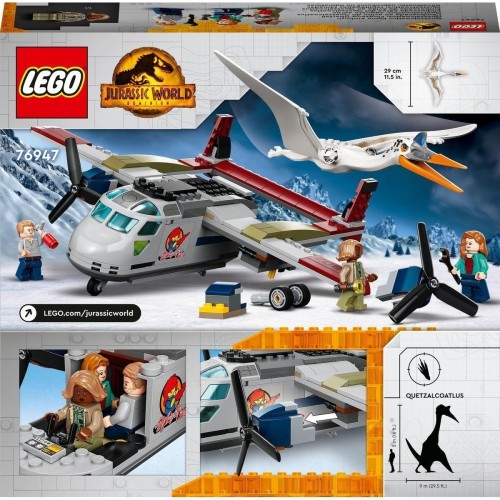 Lego Jurassic World Quetzalcoatlus Uçak Pususu 76947 Yapım Seti (293 Parça) Lego Jurassic World Quetzalcoatlus Uçak Pususu 76947 Yapım Seti (293 Parça)