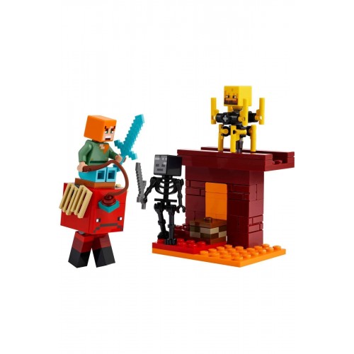 Lego Minecraft Nether Lav Savaşı 21266 (99 Parça)