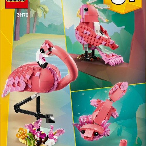 Lego Creator 3’ü 1 Arada Vahşi Hayvanlar: Pembe Flamingo 31170 (288 Parça) Lego Creator 3’ü 1 Arada Vahşi Hayvanlar: Pembe Flamingo 31170 (288 Parça)
