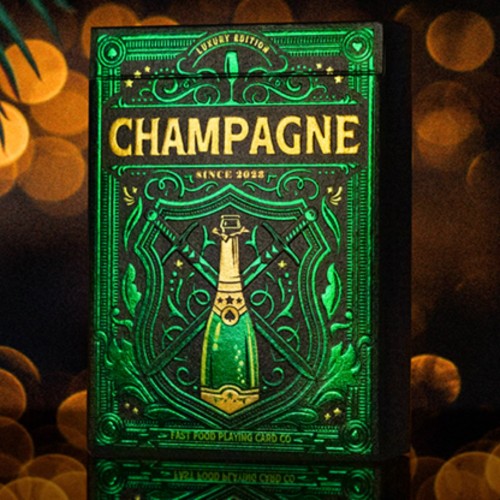 Riffle Shuffle Fast Food Playing Cards Champagne Premium Oyun Kağıdı iskambil Kartları