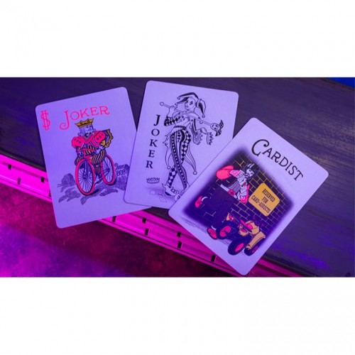 Bicycle Star Fire Pink Neon Premium Oyun Kağıdı Koleksiyonluk iskambil Kartları Destesi Bicycle Star Fire Pink Neon Premium Oyun Kağıdı Koleksiyonluk iskambil Kartları Destesi