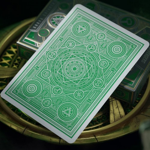 Theory11 Marvel Avengers Green Infinity Saga Oyun Kağıdı Kartı Kartları Destesi Koleksiyonluk Yesil
