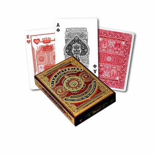 Theory11 High Victorian Red Kırmızı Cardistry Kartı Kartları