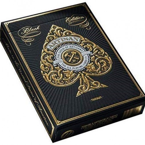 Theory11 Artisan Black Siyah Cardistry Oyun Kağıdı Kartları Theory11 Artisan Black Siyah Cardistry Oyun Kağıdı Kartları