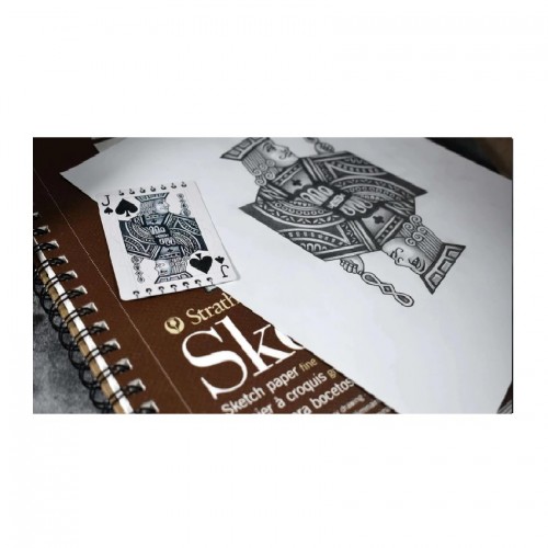 Bicycle Sketch (Artist Series) Glided Oyun Kağıdı iskambil Kartları Bicycle Sketch (Artist Series) Glided Oyun Kağıdı iskambil Kartları