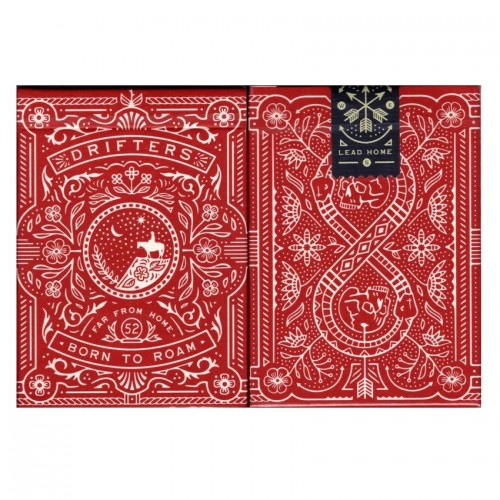 Bicycle Drifters Red Oyun Kağıdı Limited Edition USPCC Koleksiyonluk iskambil Kartları Destesi