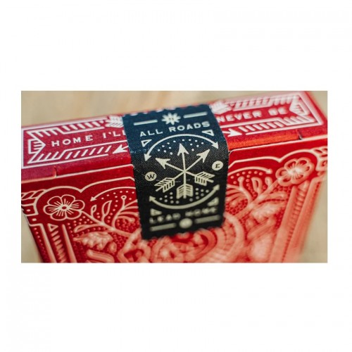 Bicycle Drifters Red Oyun Kağıdı Limited Edition USPCC Koleksiyonluk iskambil Kartları Destesi