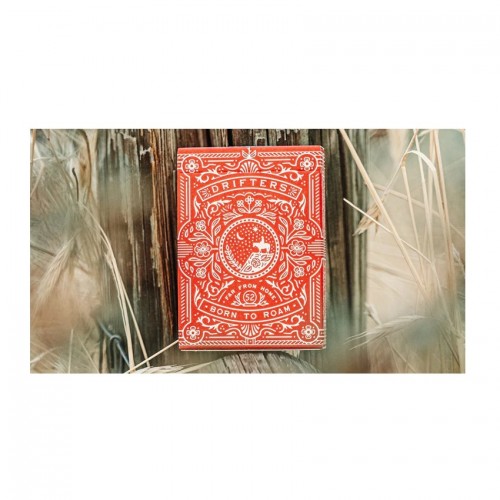 Bicycle Drifters Red Oyun Kağıdı Limited Edition USPCC Koleksiyonluk iskambil Kartları Destesi Bicycle Drifters Red Oyun Kağıdı Limited Edition USPCC Koleksiyonluk iskambil Kartları Destesi