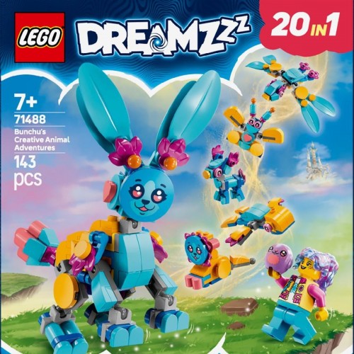 Lego DREAMZzz Bunchu'nun Yaratıcı Hayvan Maceraları 71488 (143 Parça)
