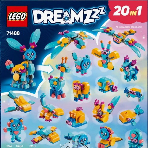 Lego DREAMZzz Bunchu'nun Yaratıcı Hayvan Maceraları 71488 (143 Parça)