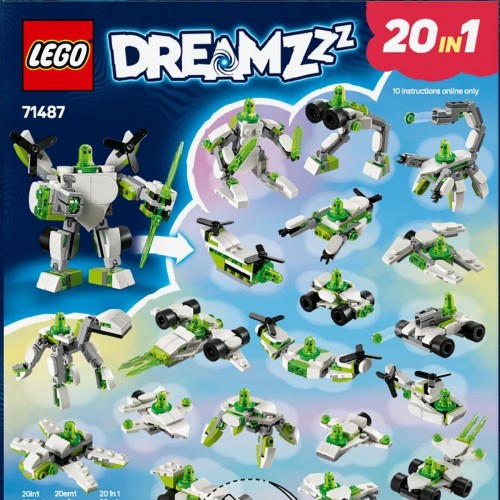Lego DREAMZzz Z-Blob’un Robot ve Araç Maceraları 71487 (121 Parça)