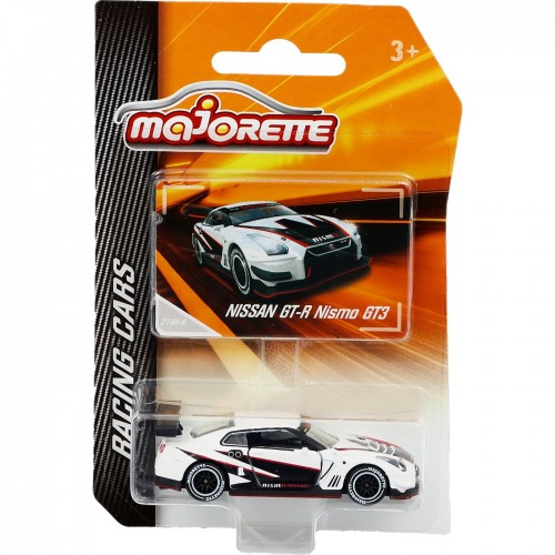 Majorette Racing Cars Nissan GT-R Nismo GT3 Tekli Arabaları 1:64 Diecast Oyuncakları Model
