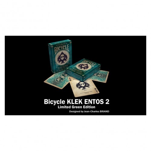 Bicycle Klek Entos 2 Marked Green işaretli Premium Oyun Kağıdı iskambil Kartları Destesi
