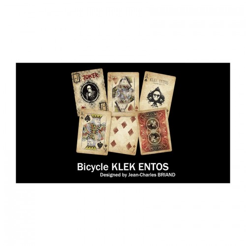 Bicycle Klek Entos Marked Red işaretli Premium Oyun Kağıdı iskambil Kartları Destesi