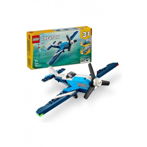 Lego Creator 3’ü 1 Arada Uçak: Yarış Uçağı 31160 Yapım Seti (178 Parça)