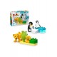 Lego Duplo Vahşi Hayvan Aileleri: Penguenler ve Aslanlar 10442 (10 Parça)