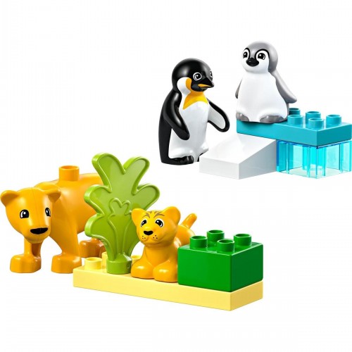 Lego Duplo Vahşi Hayvan Aileleri: Penguenler ve Aslanlar 10442 (10 Parça)