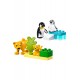 Lego Duplo Vahşi Hayvan Aileleri: Penguenler ve Aslanlar 10442 (10 Parça)