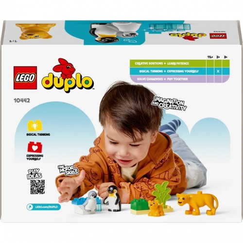 Lego Duplo Vahşi Hayvan Aileleri: Penguenler ve Aslanlar 10442 (10 Parça)