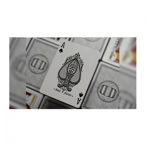 Bicycle Smoke & Mirrors x Fulton White Oyun Kağıdı Limited Edition iskambil Kartları Destesi Bicycle Smoke & Mirrors x Fulton White Oyun Kağıdı Limited Edition iskambil Kartları Destesi