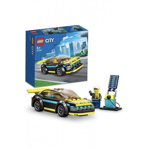 Lego City Elektrikli Spor Araba 60383 Yapım Seti (95 Parça)