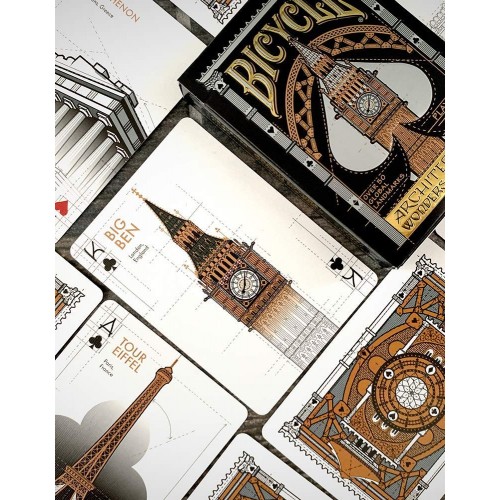 Bicycle Architectural Wonders of The World iskambil Oyun Kağıdı Kartları