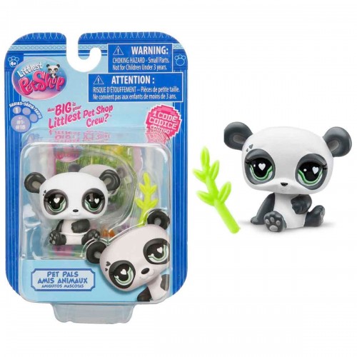 Orijinal Littlest Pet Shop LPS Yeni Seri Siyah Panda Miniş Tekli Minişler Oyuncakları Figürleri #1