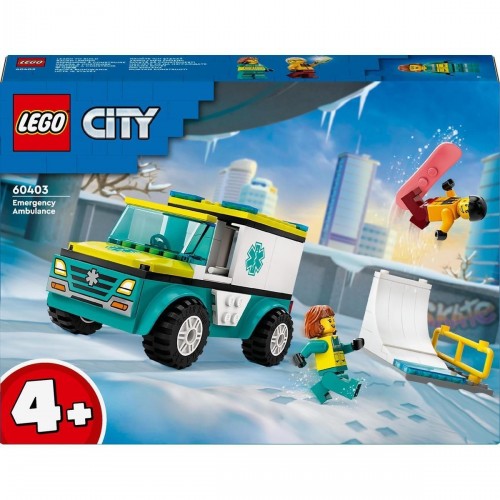Lego City Acil Ambulansı ve Snowboardcu 60403 (79 Parça)