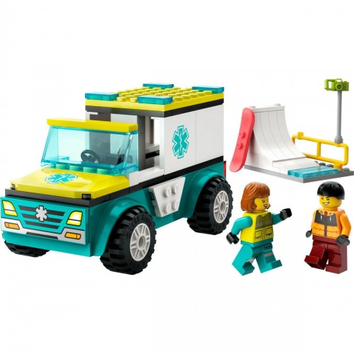 Lego City Acil Ambulansı ve Snowboardcu 60403 (79 Parça)
