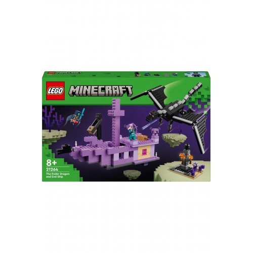 Lego Minecraft Ender Ejderhası ve End Gemisi 21264 (657 Parça)