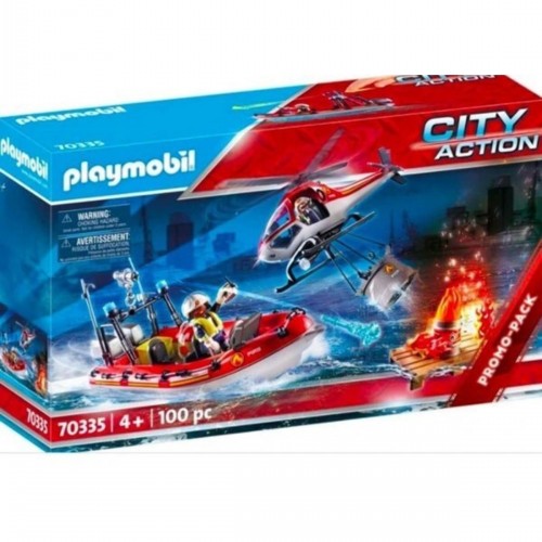 Playmobil itfaiye Yangın Müdahale Kurtarma Helikopteri ve Botu Oyuncakları 70335 (100 Parça) Playmobil itfaiye Yangın Müdahale Kurtarma Helikopteri ve Botu Oyuncakları 70335 (100 Parça)