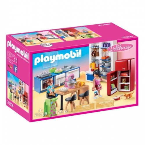 Playmobil Dollhouse Geleneksel Ev Aile Mutfağı Oyun Seti Oyuncakları 70206 (129 Parça) Playmobil Dollhouse Geleneksel Ev Aile Mutfağı Oyun Seti Oyuncakları 70206 (129 Parça)