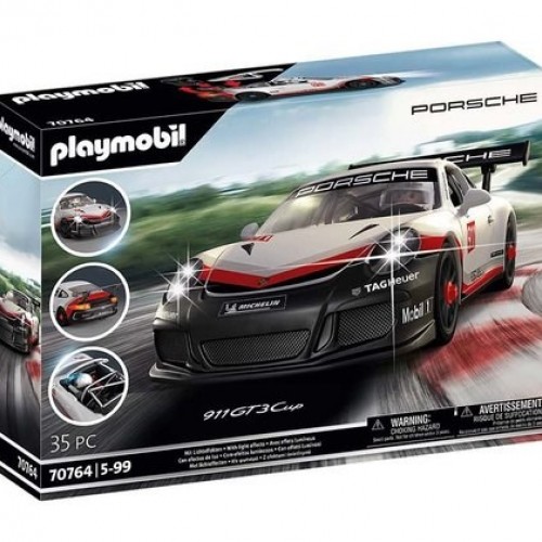 Playmobil Porsche 911 GT3 Cup Işıklı Arabaları Oyun Seti Oyuncakları 70764 (35 Parça)
